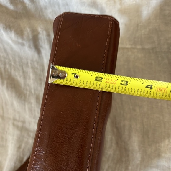 Brown leather crossbody/shoulder bag - Picture 5 of 6